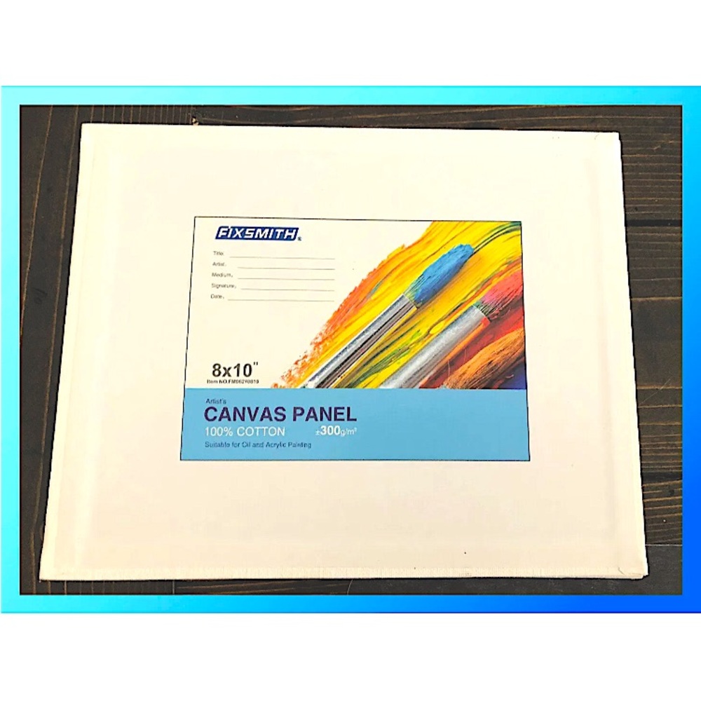 Fix Smith 8 X 10 Artist Canvas Panel Lot Of 5